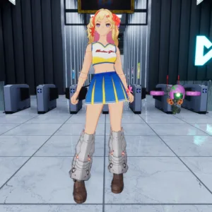 FULL METAL SCHOOLGIRL - "Cheerleader" Costume in 2 Color Varieties (usable by either Machine Girl) [PS5] - изображение 4