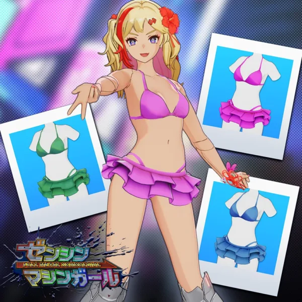 FULL METAL SCHOOLGIRL - Ryoko Costume: "Cute Bikini" in 3 Color Varieties [PS5]