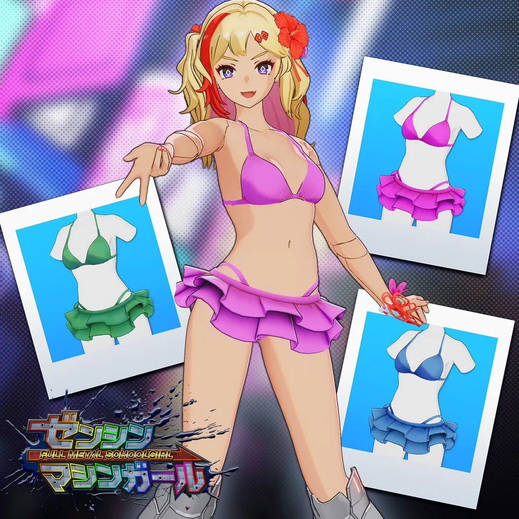 FULL METAL SCHOOLGIRL - Ryoko Costume: "Cute Bikini" in 3 Color Varieties [PS5] - изображение 1