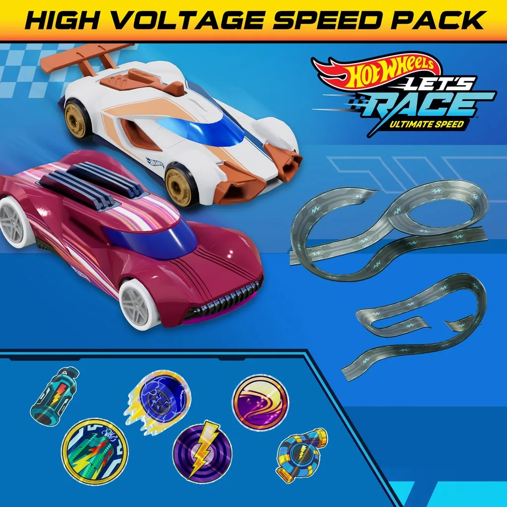 Hot Wheels Let's Race: Ultimate Speed - High Voltage Speed Pack [PS5] - изображение 1