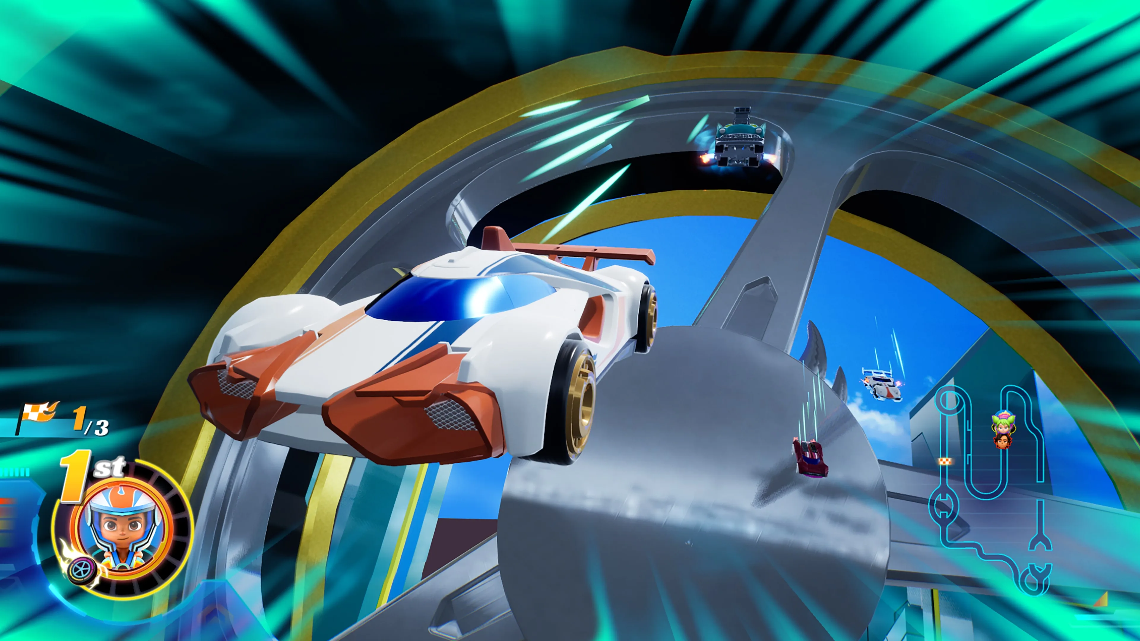 Hot Wheels Let's Race: Ultimate Speed - High Voltage Speed Pack [PS5] - изображение 4