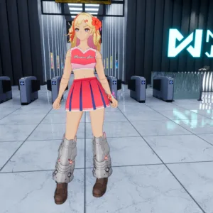 FULL METAL SCHOOLGIRL - "Cheerleader" Costume in 2 Color Varieties (usable by either Machine Girl) [PS5] - изображение 2