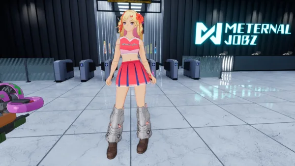 FULL METAL SCHOOLGIRL - "Cheerleader" Costume in 2 Color Varieties (usable by either Machine Girl) [PS5] - изображение 2