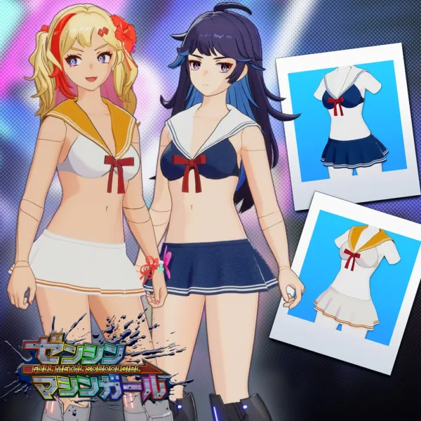 FULL METAL SCHOOLGIRL - "Sailor Bikini" Costume in 2 Color Varieties (usable by either Machine Girl) [PS5]