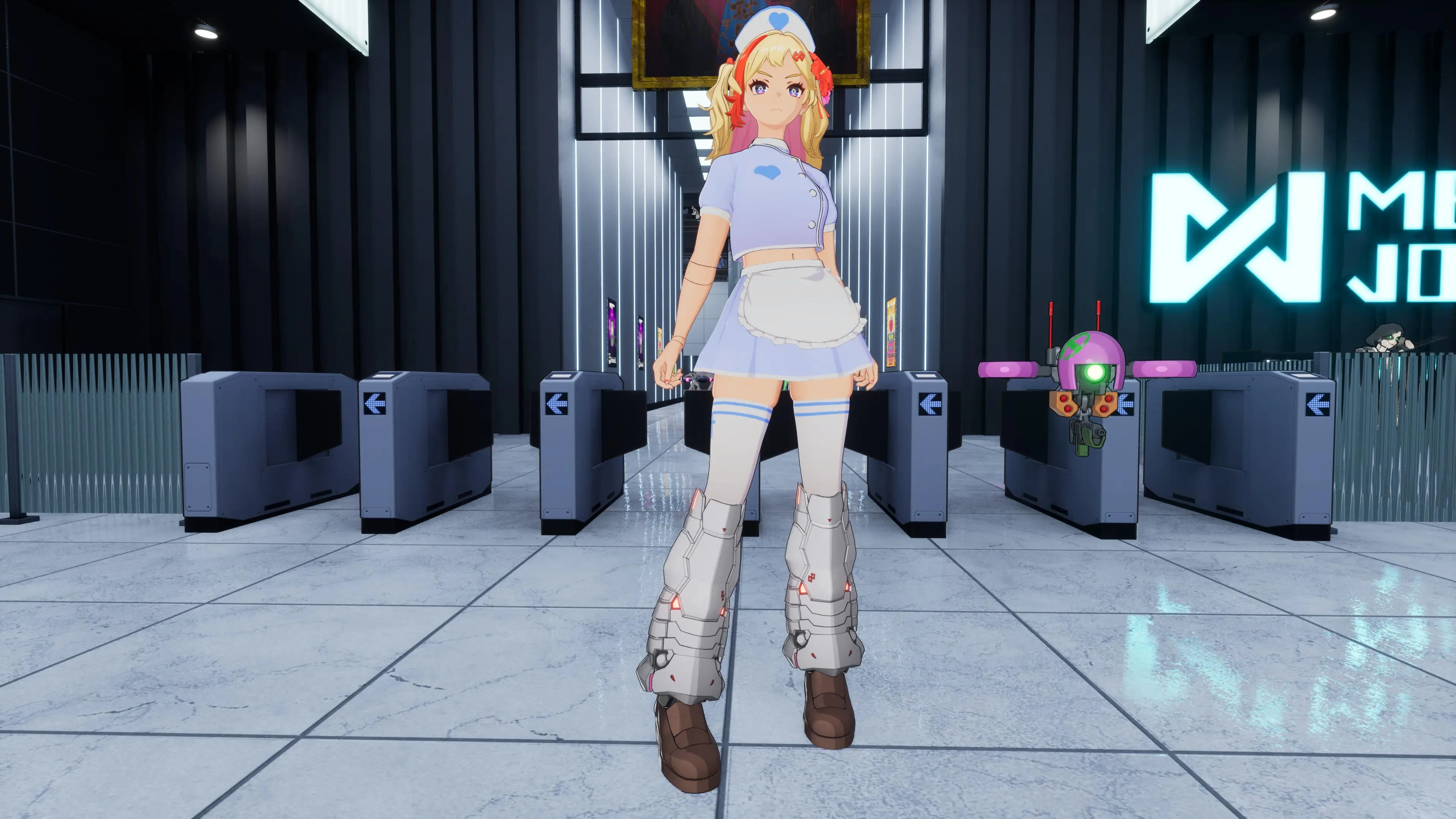 FULL METAL SCHOOLGIRL - "Hot Nurse" Costume in 2 Color Varieties (usable by either Machine Girl) [PS5] - изображение 4