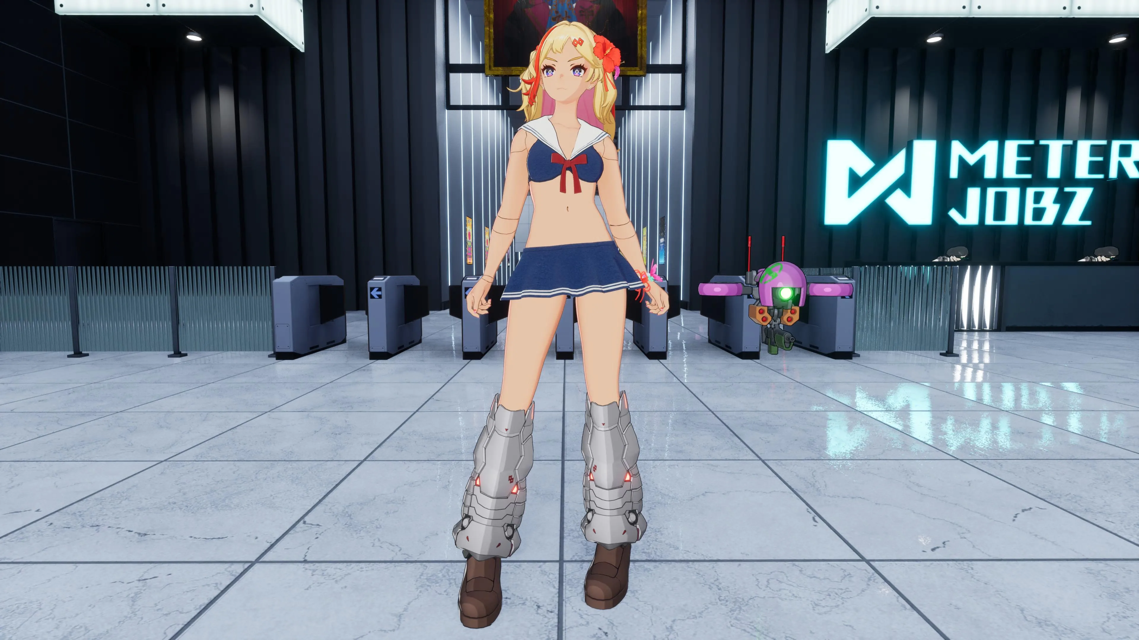 FULL METAL SCHOOLGIRL - "Sailor Bikini" Costume in 2 Color Varieties (usable by either Machine Girl) [PS5] - изображение 4