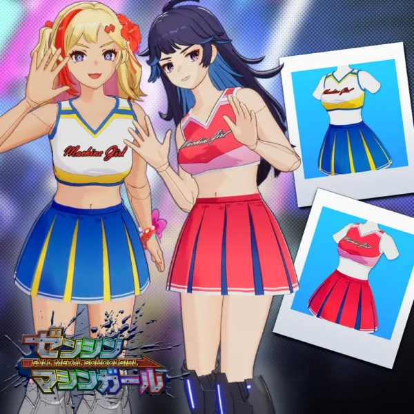 FULL METAL SCHOOLGIRL - "Cheerleader" Costume in 2 Color Varieties (usable by either Machine Girl) [PS5]
