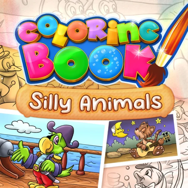 Coloring Book: Silly Animals [PS4] - изображение 1