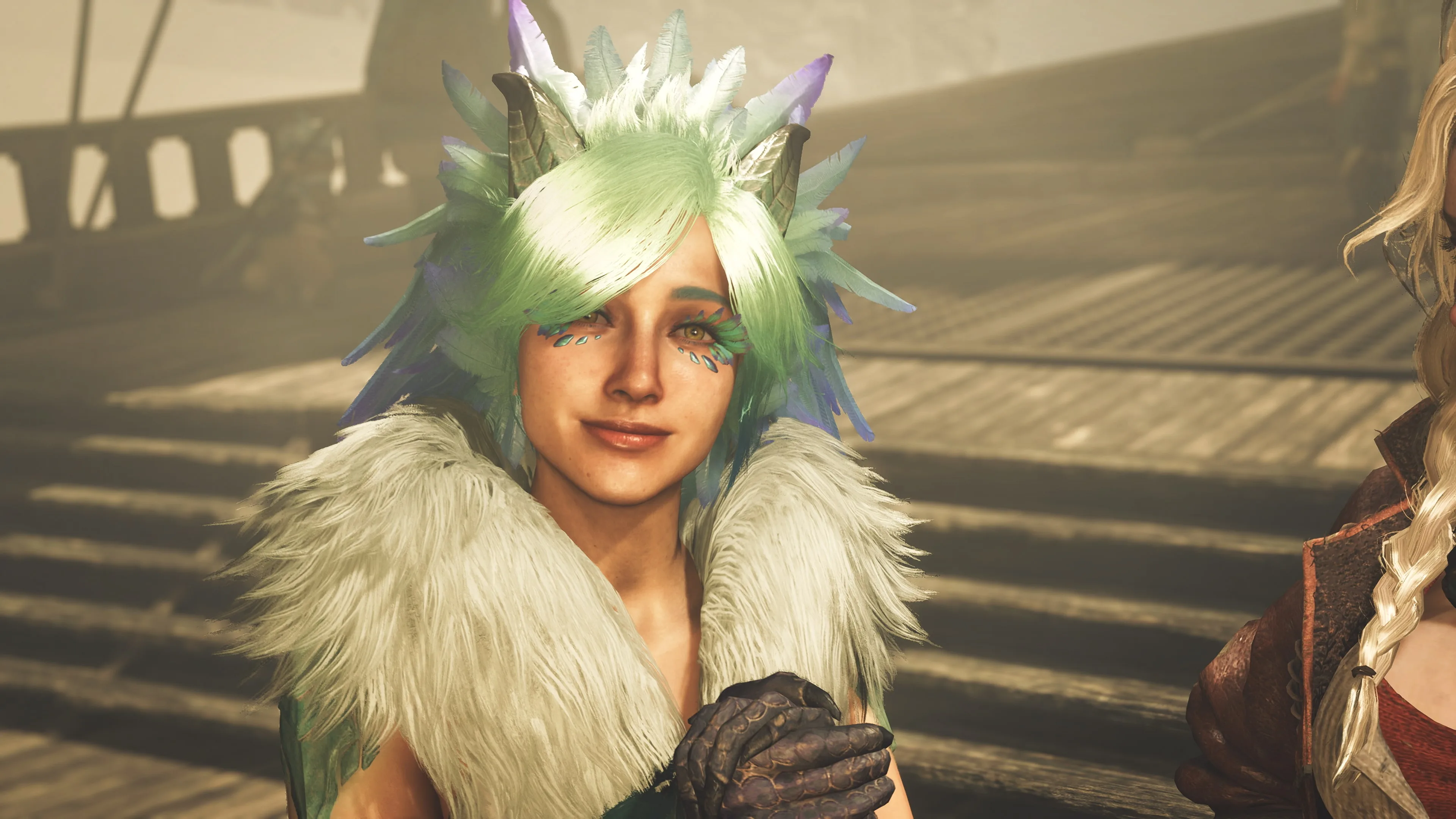 Monster Hunter Wilds - Alma Outfit: Featherskirt Seikret Dress [PS5] - изображение 3