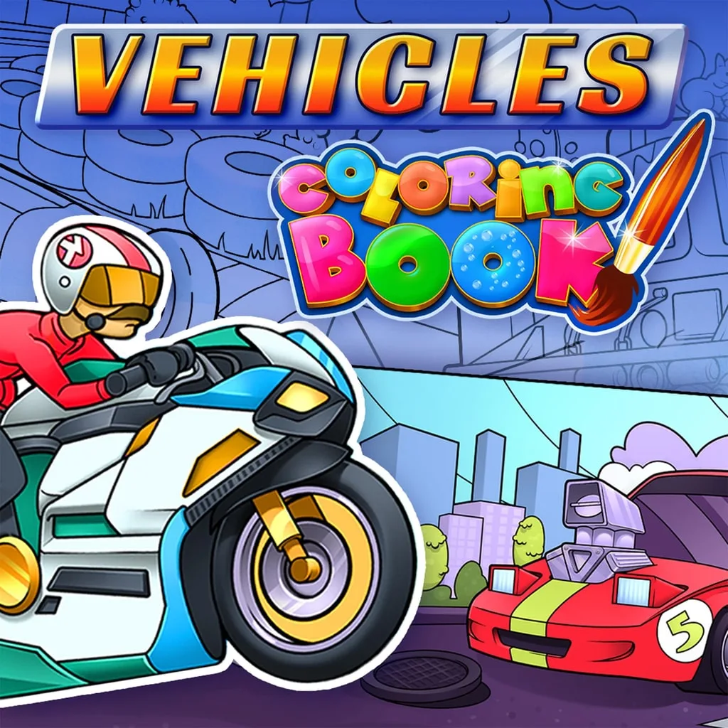 Coloring Book: Vehicles [PS4] - изображение 1