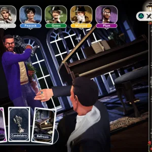 Cluedo: Noir Mansion Crime Scene [PS4,&nbsp;PS5] - изображение 4