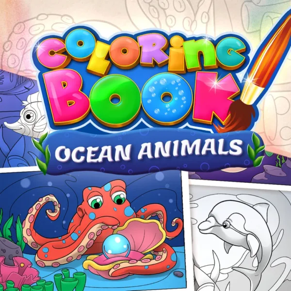 Coloring Book: Ocean Animals [PS4] - изображение 1