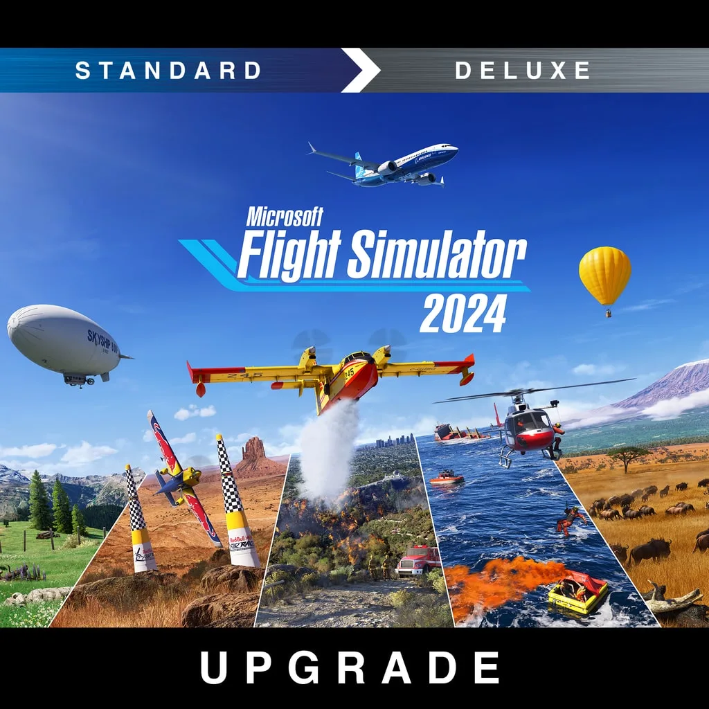Microsoft Flight Simulator 2024 Standard to Deluxe Upgrade [PS5] cover