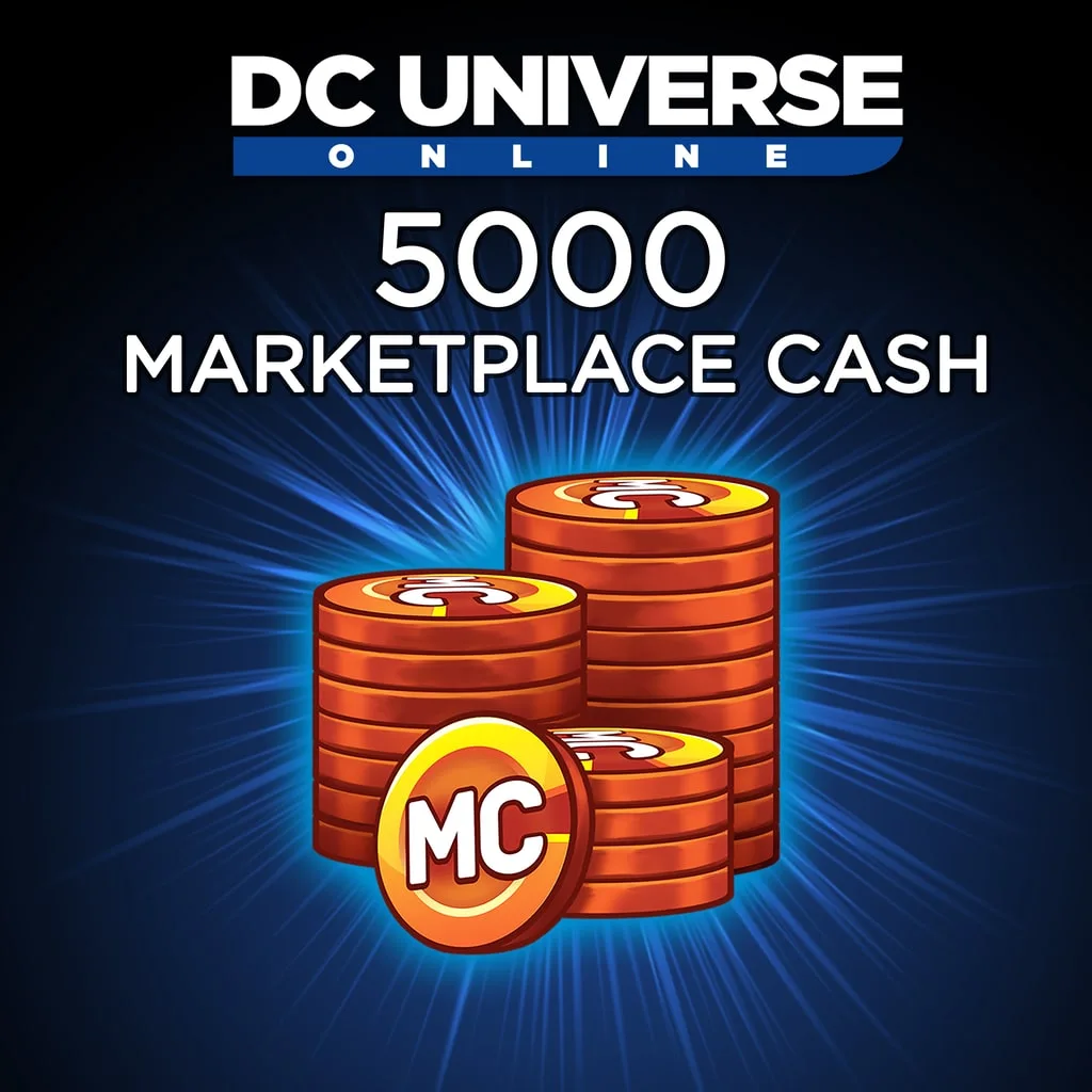 DC Universe Online 5000 Marketplace Cash cover