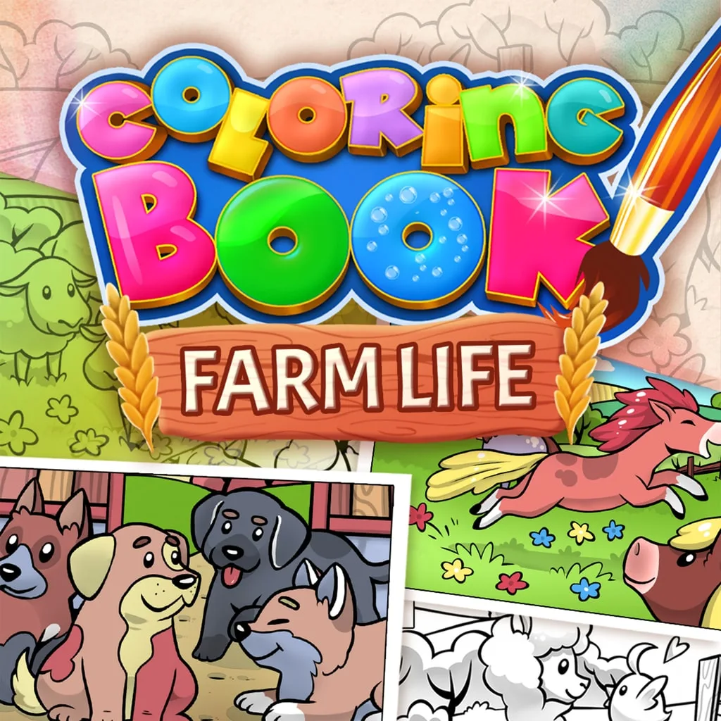 Coloring Book: Farm Life [PS4] - изображение 1