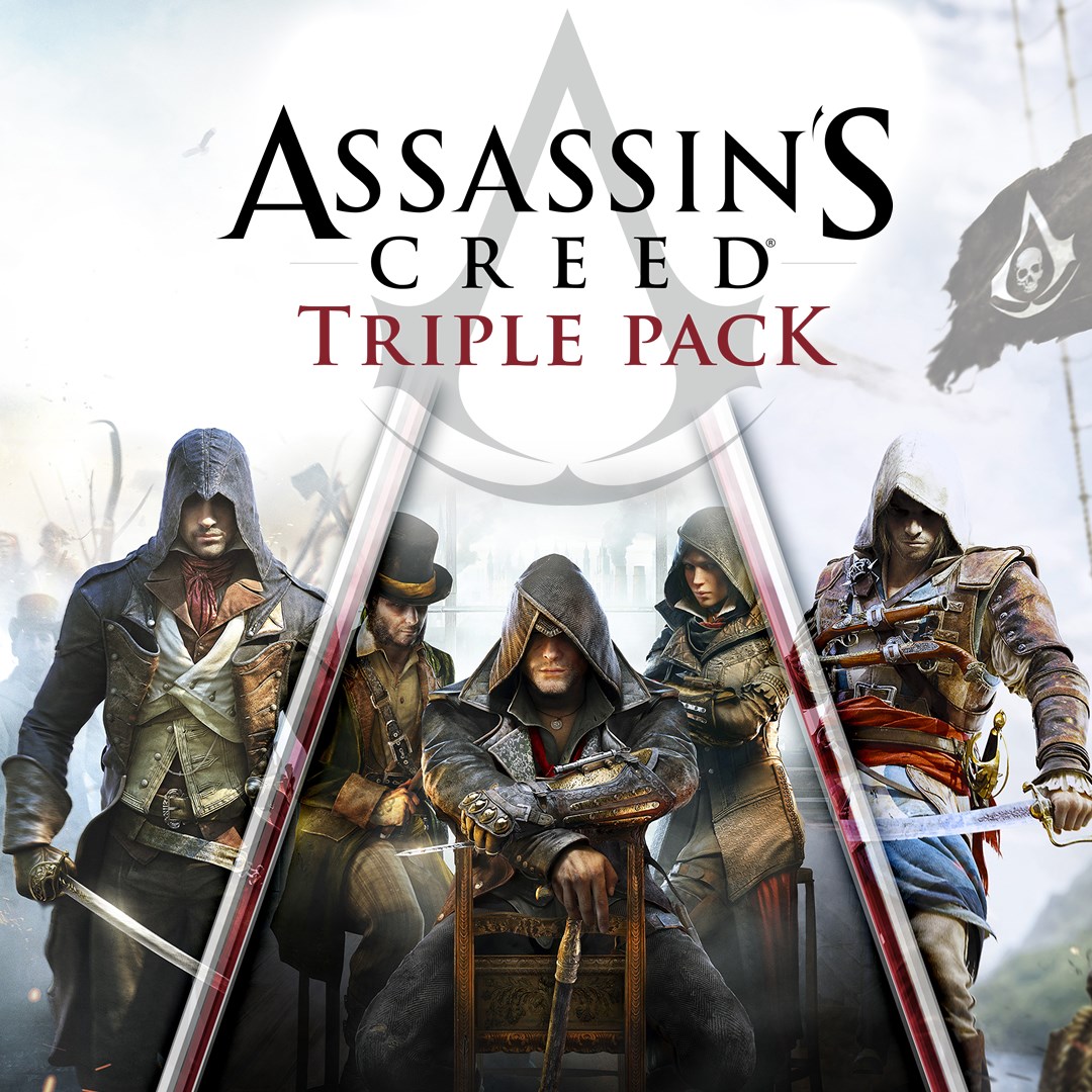 Assassin's Creed Triple Pack: Black Flag, Unity, Syndicate [One,&nbsp;X|S]