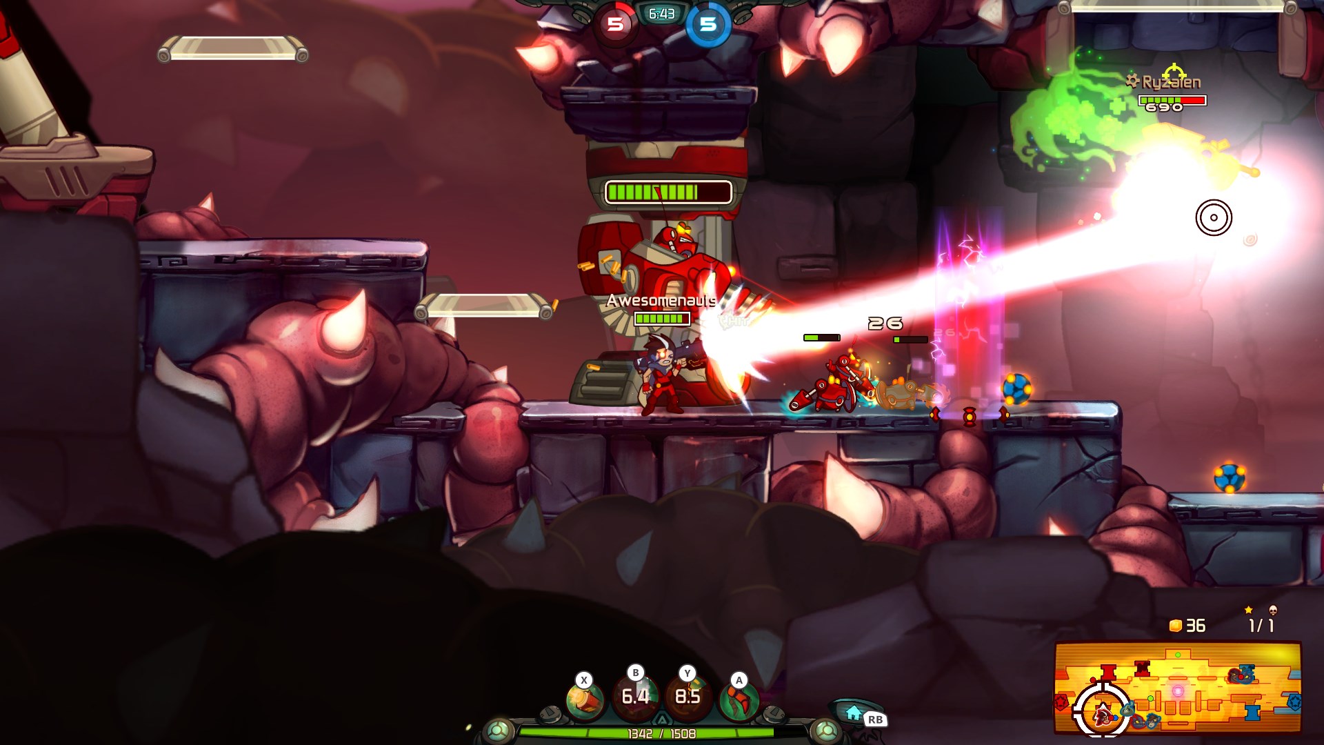Awesomenauts Assemble!. Изображение 4