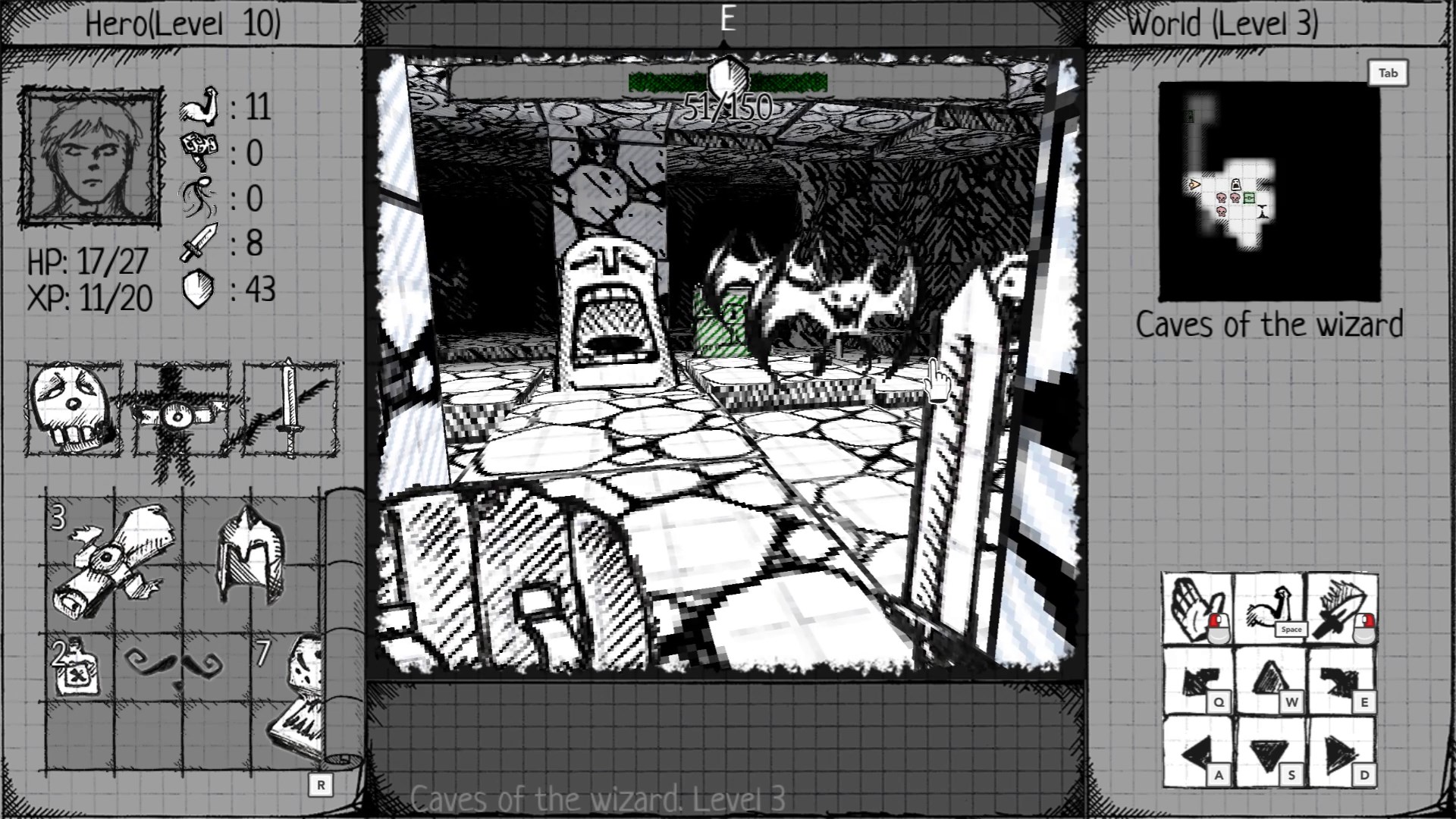Drawngeon: Dungeons of Ink and Paper. Изображение 2