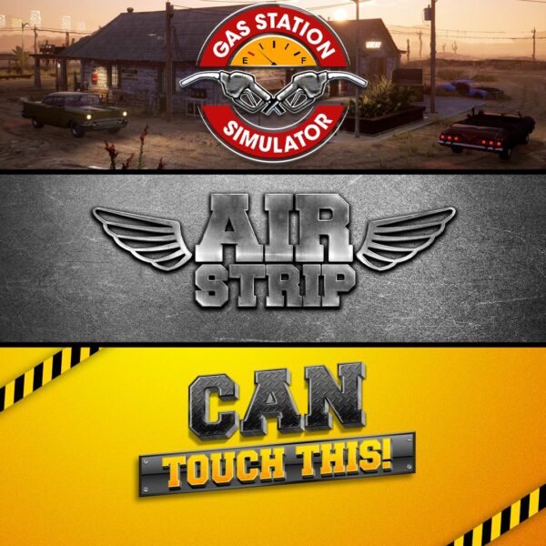 пакет игры: Gas Station Simulator, Airstrip DLC и Can Touch This DLC. Изображение 1