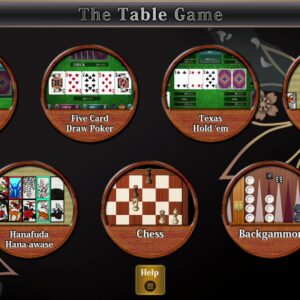 THE Table Game Deluxe Pack -Mahjong, Go, Shogi, Tsume Shogi, Othello, Card, Hanafuda, Shisen Mahjong Solitaire, Chess, Backgammon-. Изображение 4