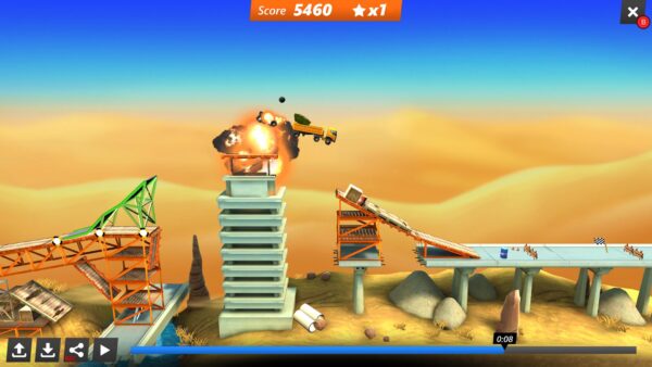 Bridge Constructor Stunts. Изображение 2