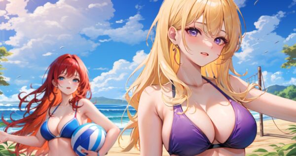 Beautiful Sakura: Volleyball Club. Изображение 3