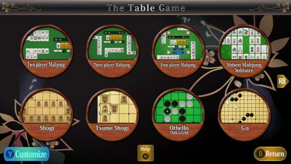 THE Table Game Deluxe Pack -Mahjong, Go, Shogi, Tsume Shogi, Othello, Card, Hanafuda, Shisen Mahjong Solitaire, Chess, Backgammon-. Изображение 3