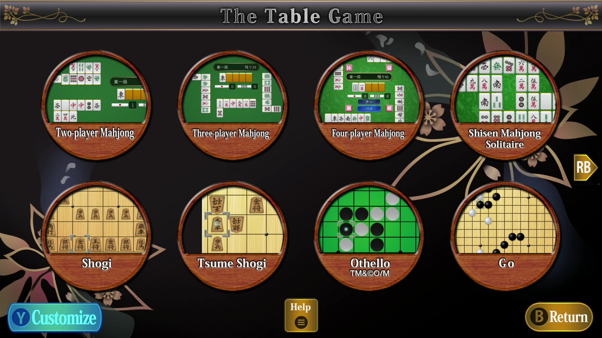 THE Table Game Deluxe Pack -Mahjong, Go, Shogi, Tsume Shogi, Othello, Card, Hanafuda, Shisen Mahjong Solitaire, Chess, Backgammon-. Изображение 3