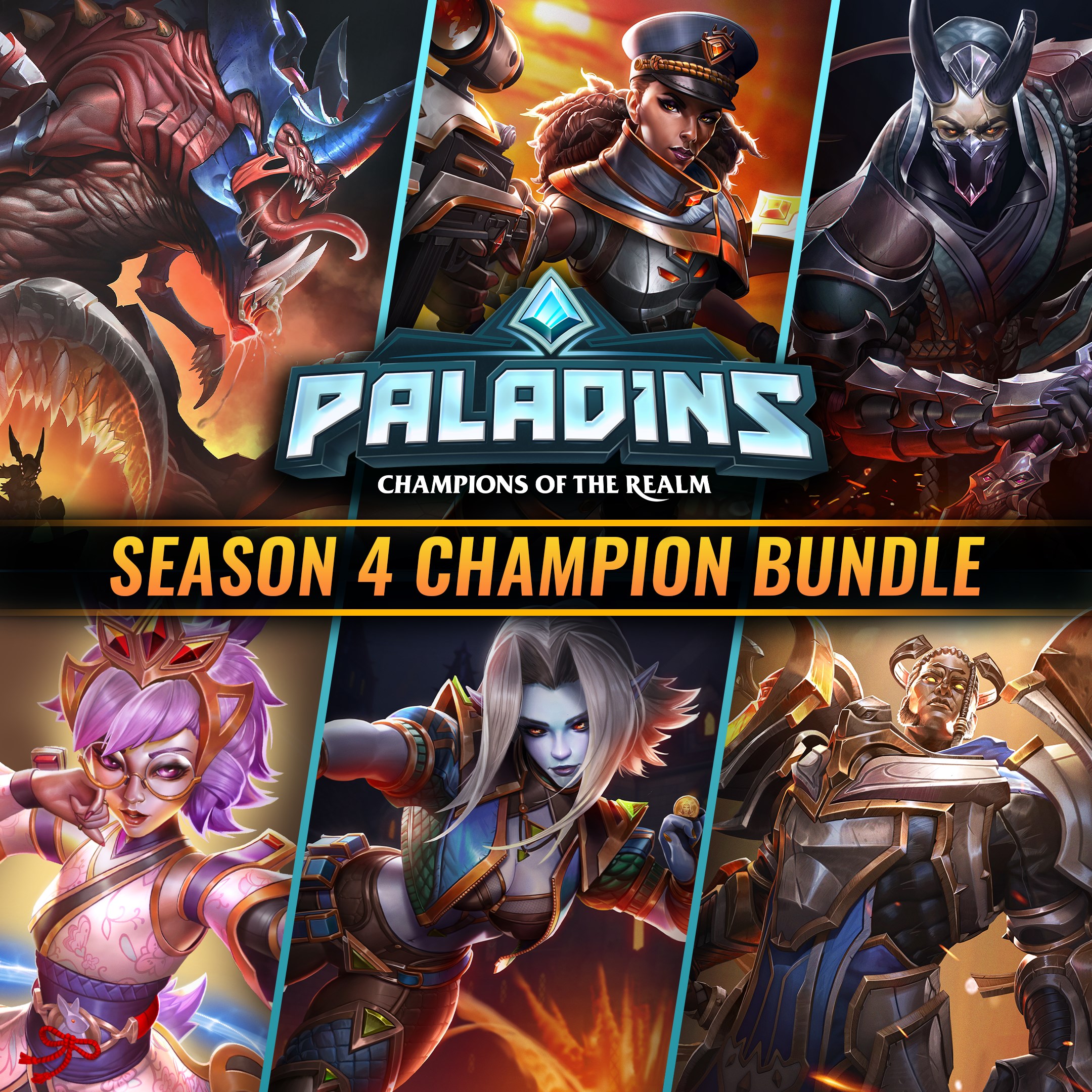 Набор чемпионов Paladins 4-го сезона. Изображение 1