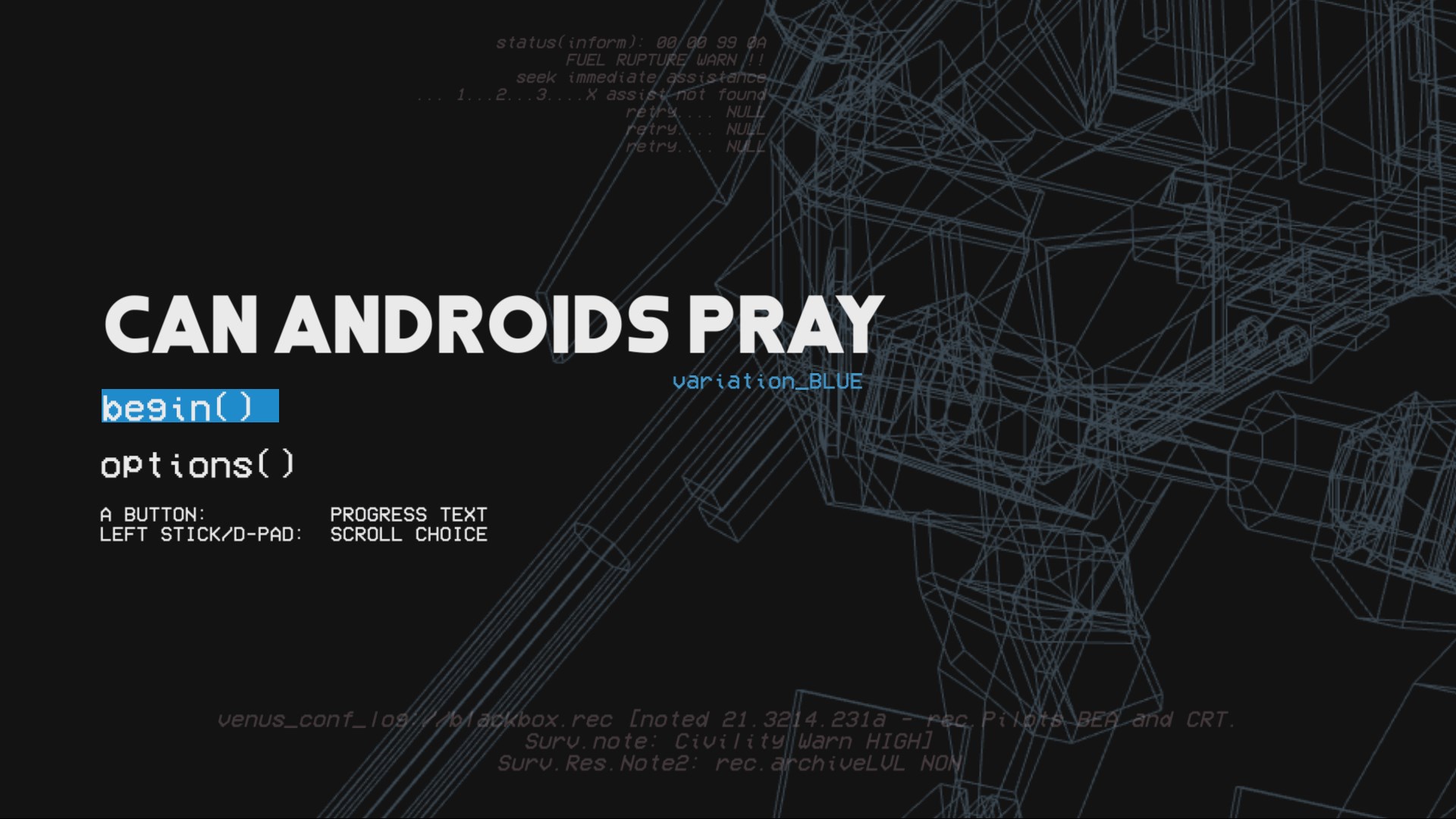 CAN ANDROIDS PRAY: BLUE. Изображение 2