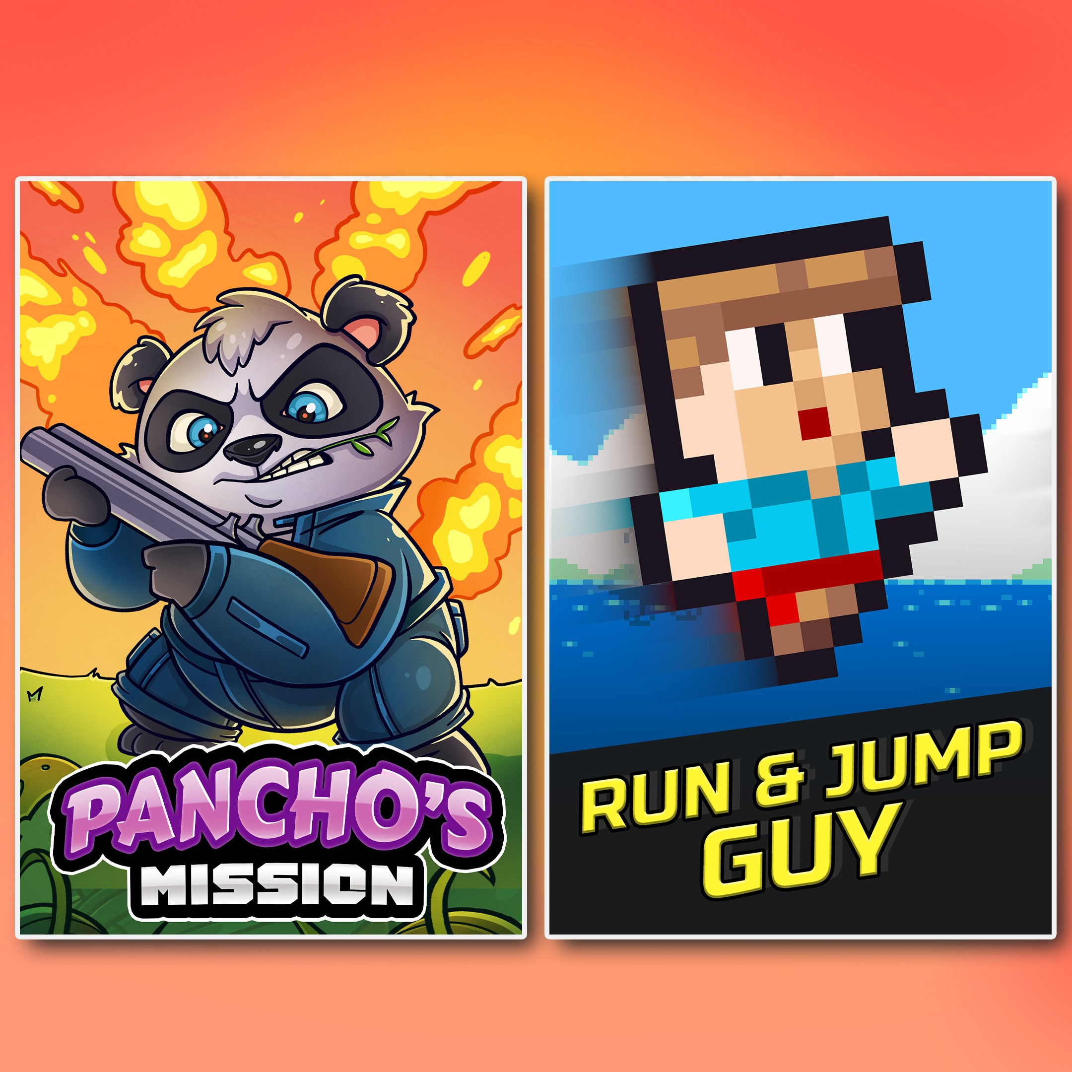 Indie Platformer Bundle: Run & Jump Guy + Pancho