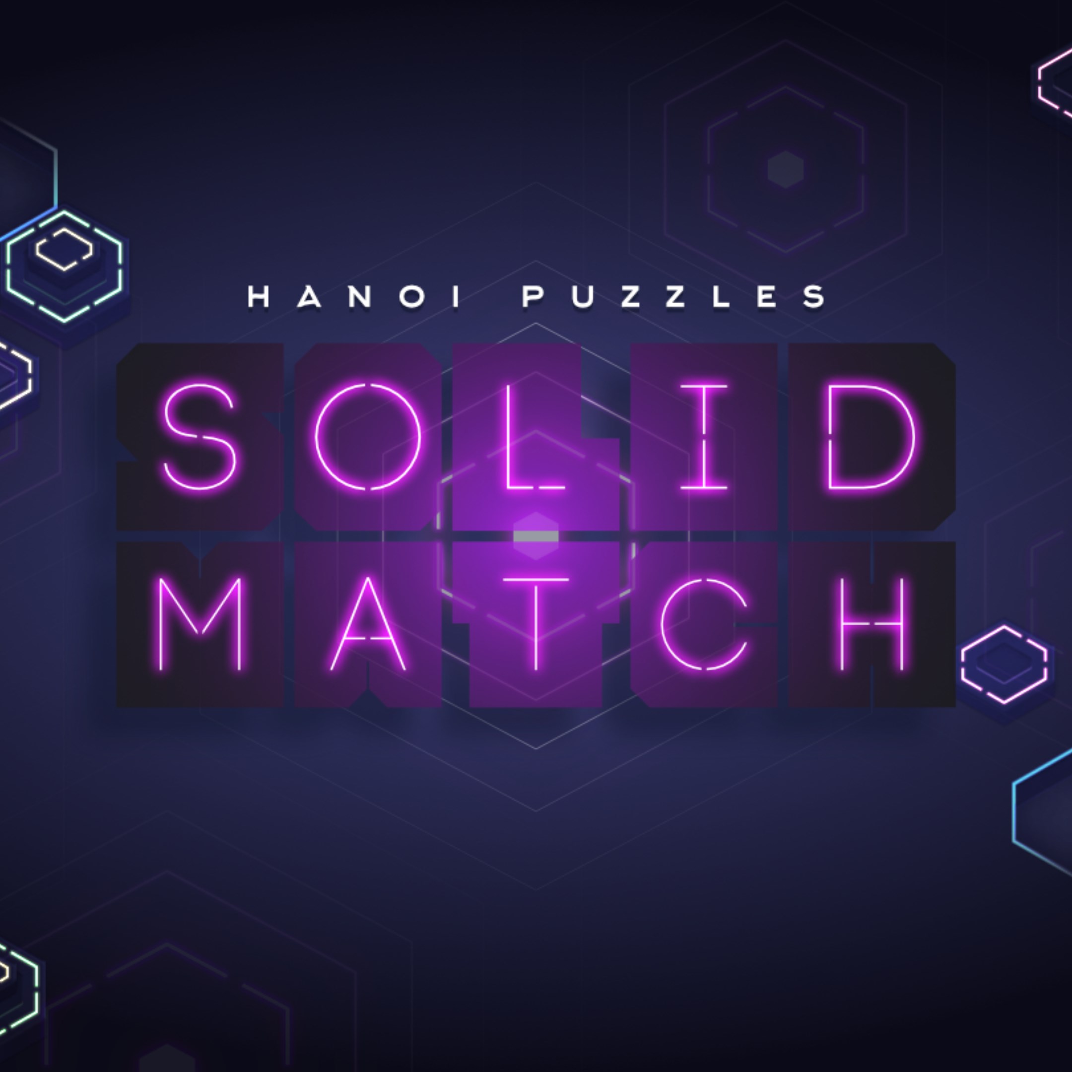 Hanoi Puzzles: Solid Match. Изображение 1