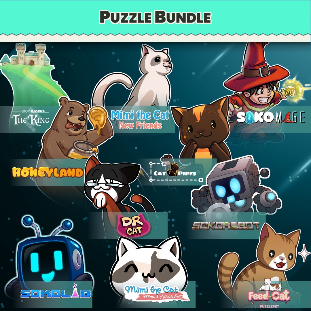 Storyblocks + Cat Games + Soko Games (BUNDLE). Изображение 1