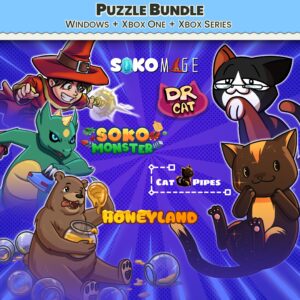 Puzzle Bundle Xbox and Windows - HoneyLand, Sokomage, Sokomonster and Doctor Cat!. Изображение 1