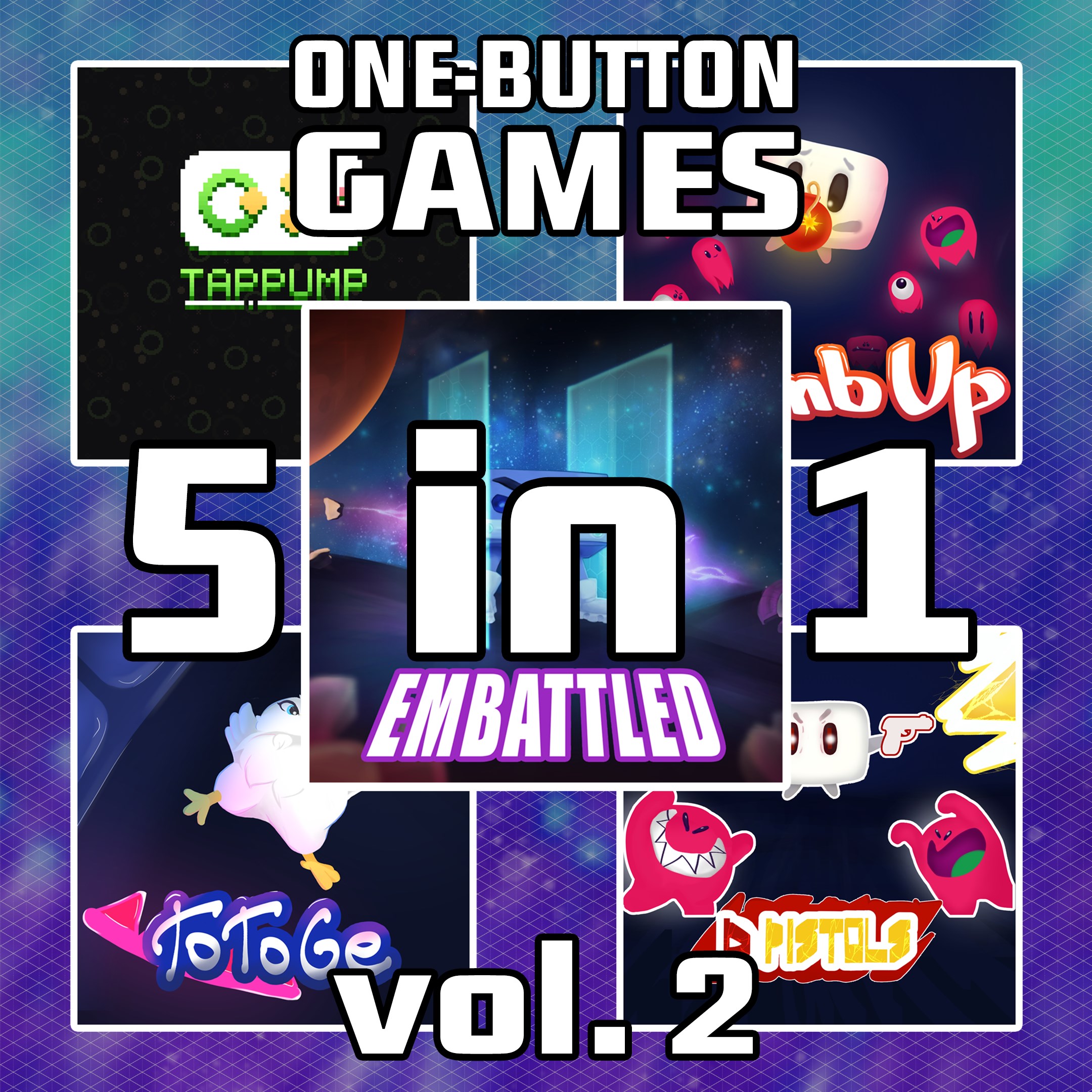 One Button Games 5-in-1 vol. 2 (Xbox One). Изображение 1