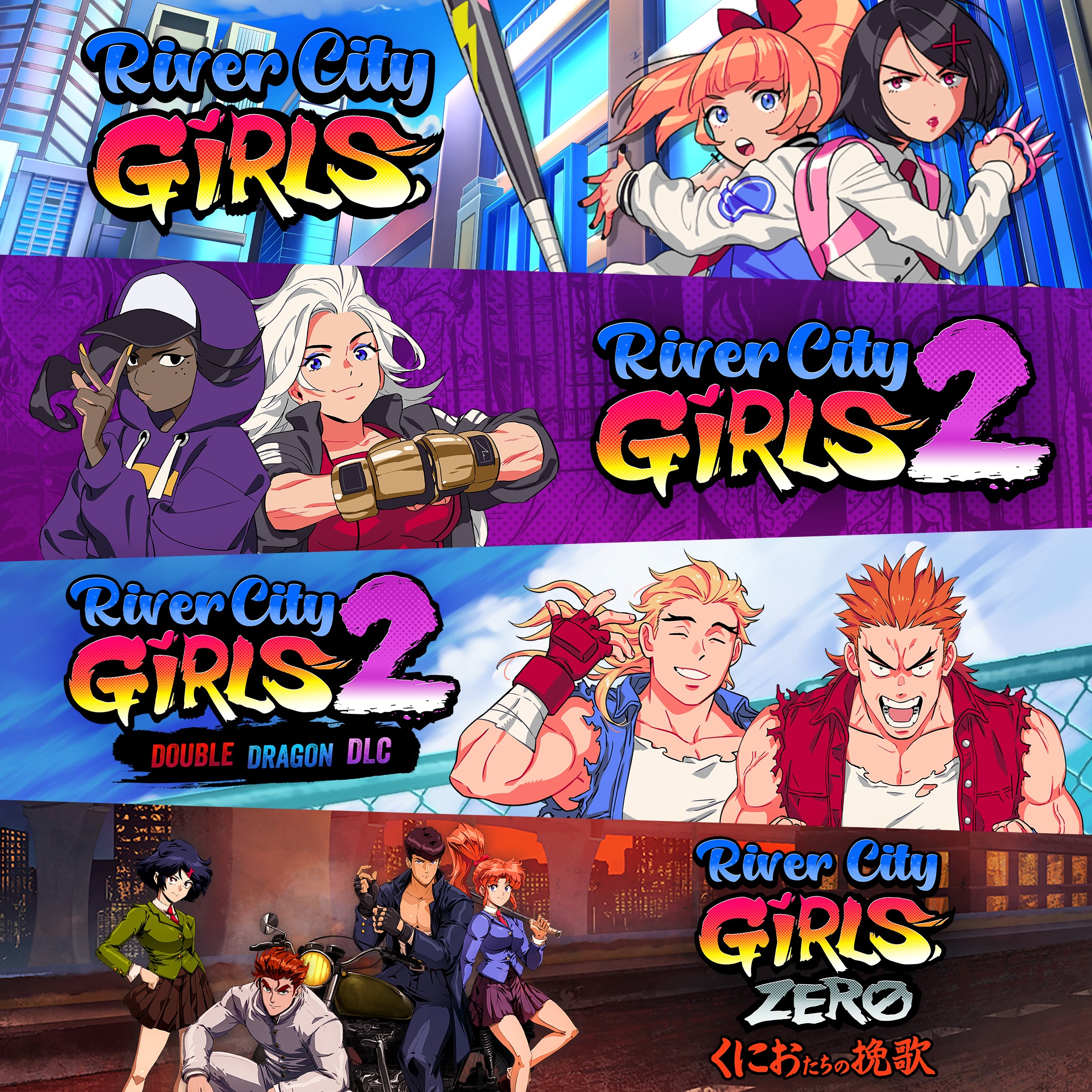 River City Girls 1, 2, and Zero + Double Dragon DLC Bundle. Изображение 1