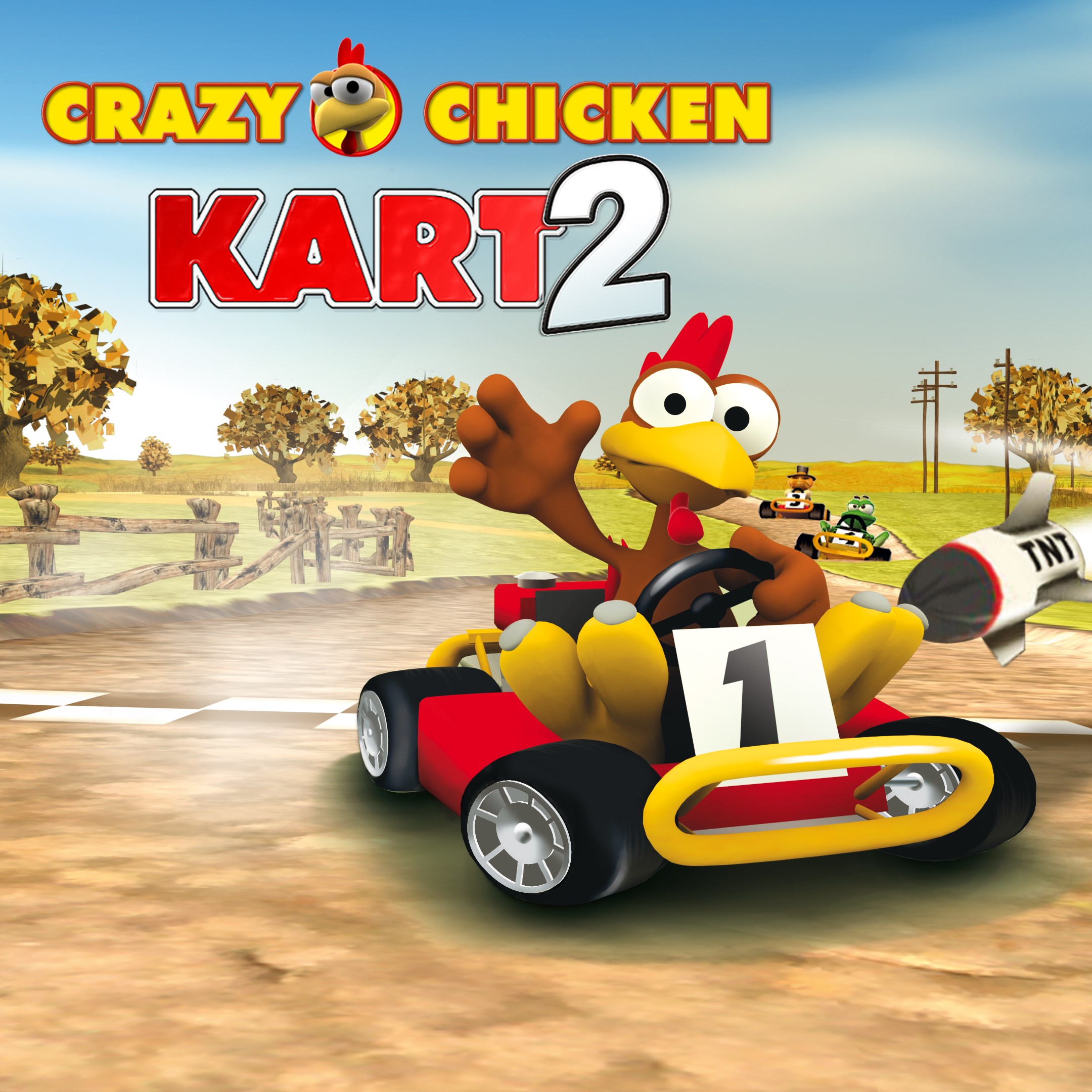 Crazy Chicken Kart 2. Изображение 1