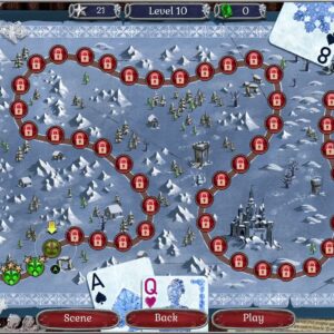 Jewel Match Solitaire: Winterscapes. Изображение 3