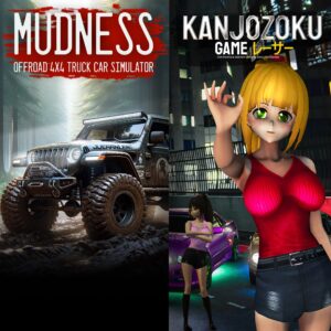 Mudness Offroad & Kanjozoku Game Car Racing & Highway Driving Simulator Games Bundle. Изображение 1
