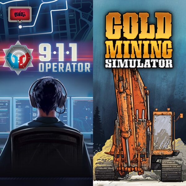 Набор симуляторов: Gold Mining Simulator и 911 Operator. Изображение 1
