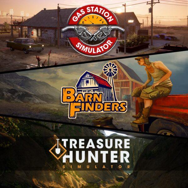 Gas Station Simulator + Barn Finders + Treasure Hunter Simulator BUNDLE. Изображение 1