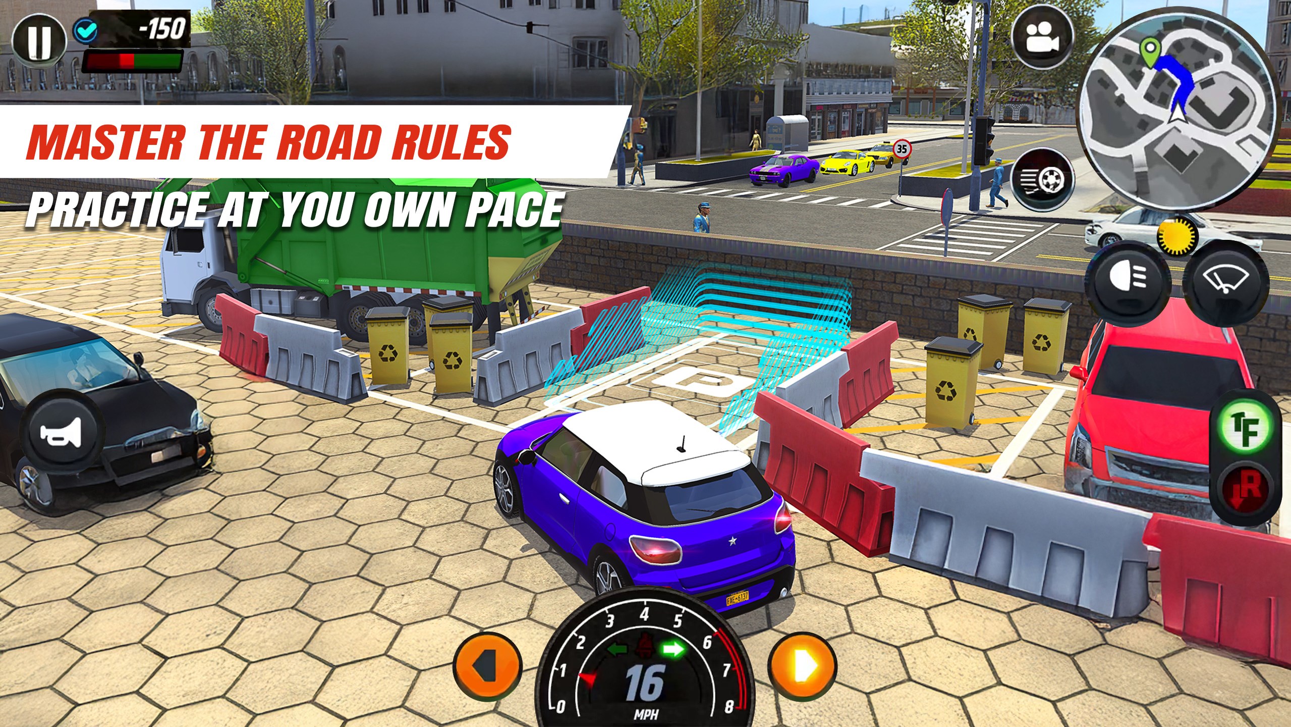 Car Driving School Simulator. Изображение 3