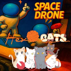 Space Drone and Hex Cats Bundle. Изображение 1