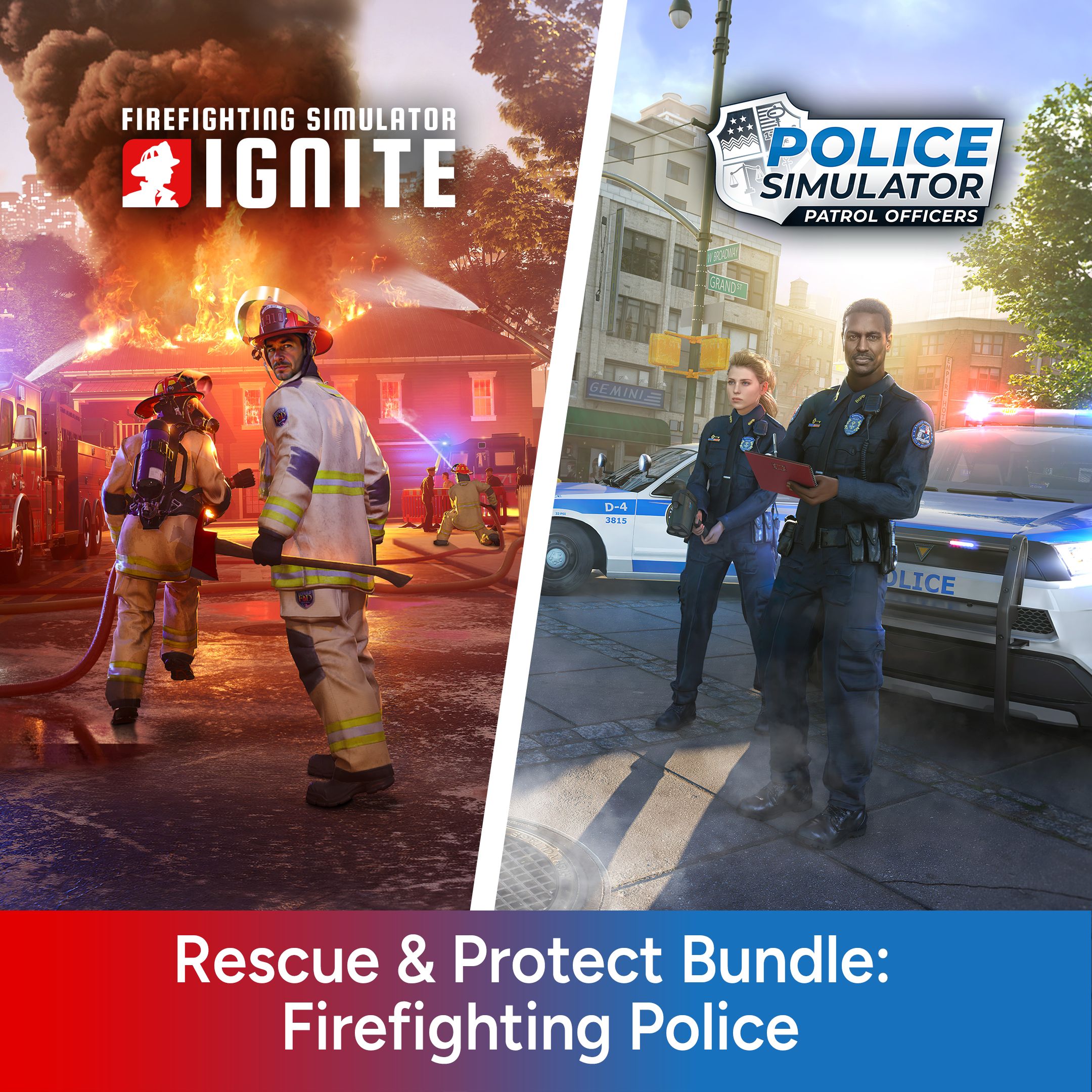Rescue & Protect Bundle: Firefighting Police. Изображение 1