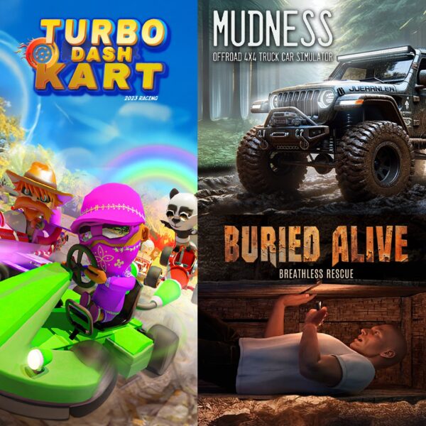 Turbo Dash Kart & Mudness Offroad & Buried Alive. Изображение 1