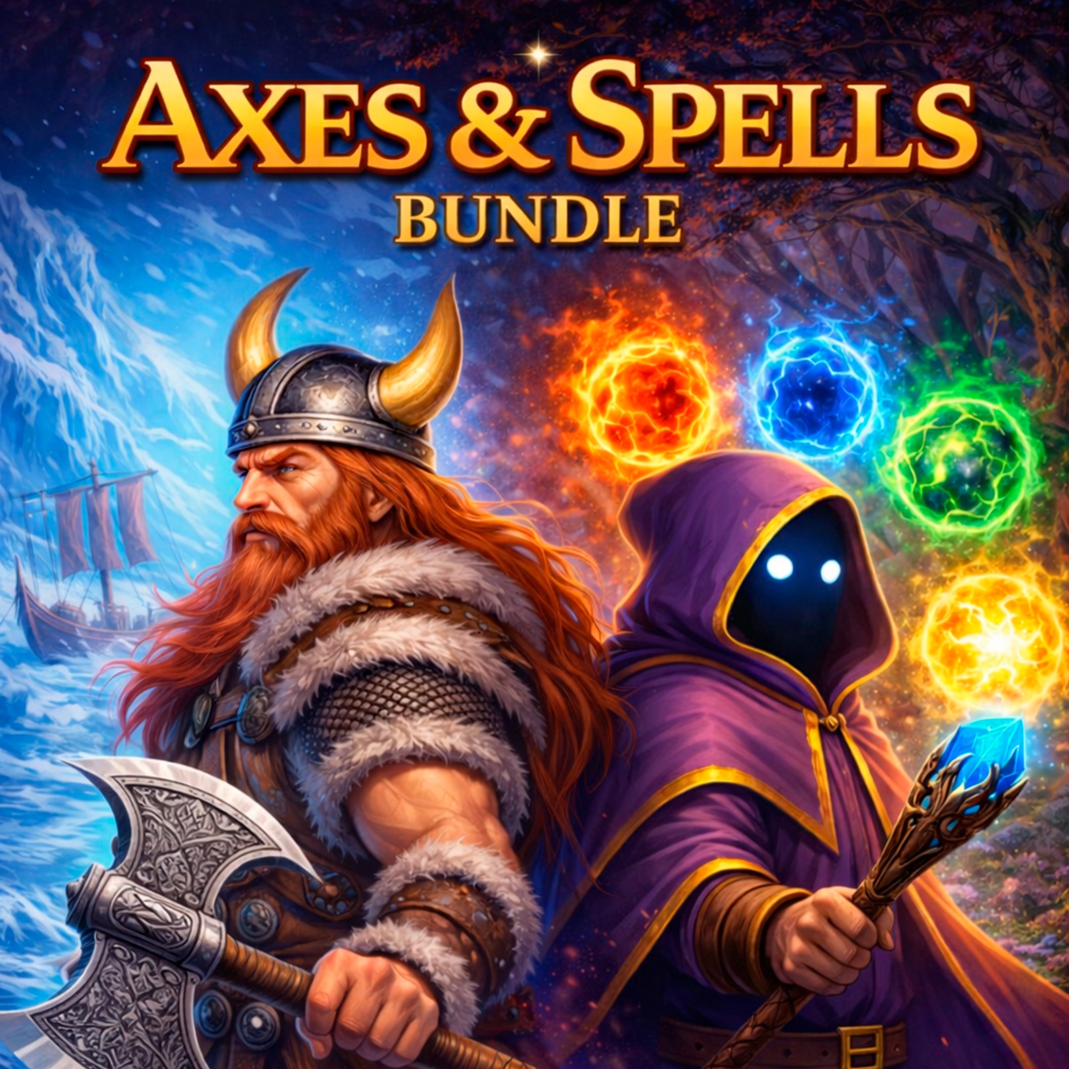 Axes & Spells Bundle. Изображение 1