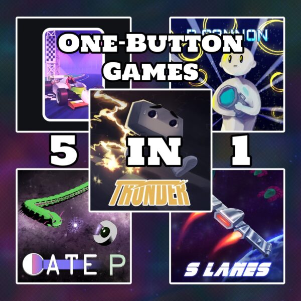 One Button Games 5-in-1 (Xbox Series). Изображение 1