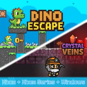 Dino Escape & Crystal Veins (Bundle). Изображение 1