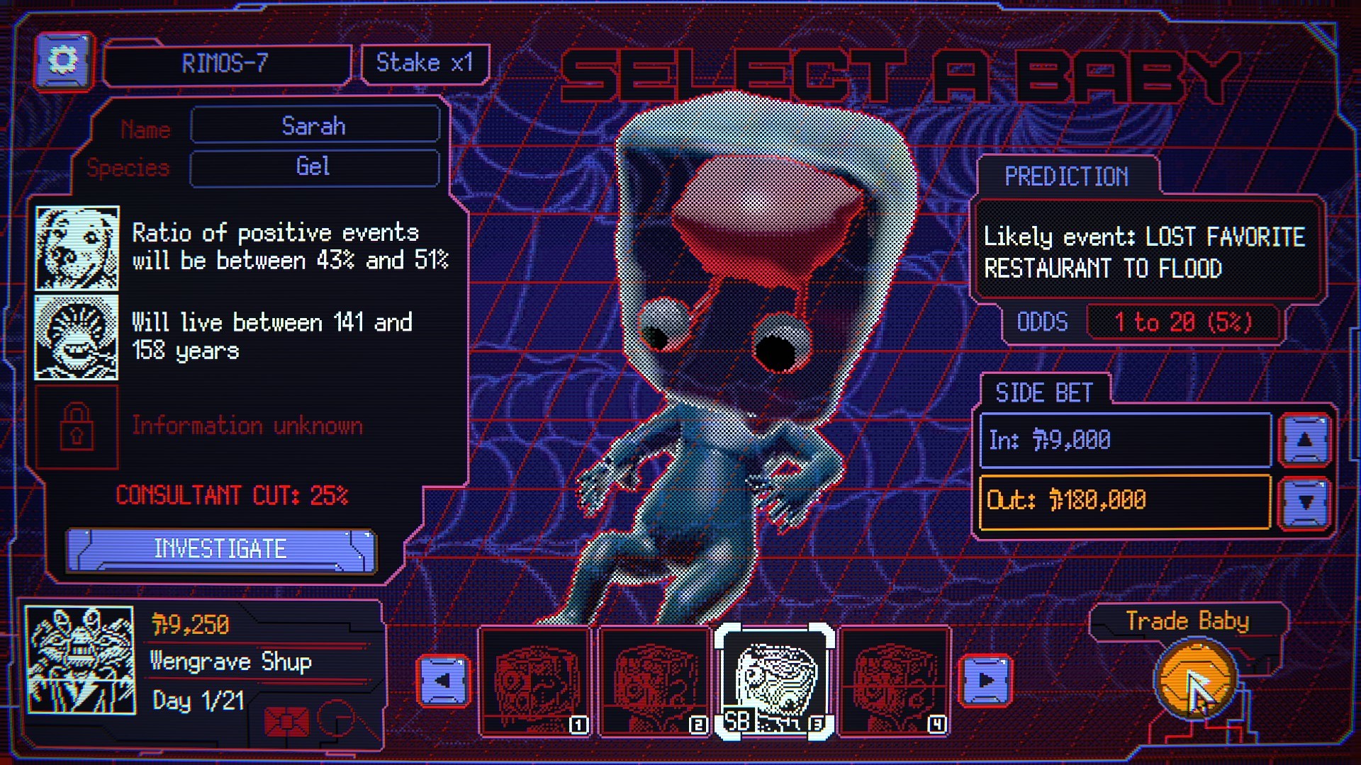 Space Warlord Baby Trading Simulator. Изображение 2