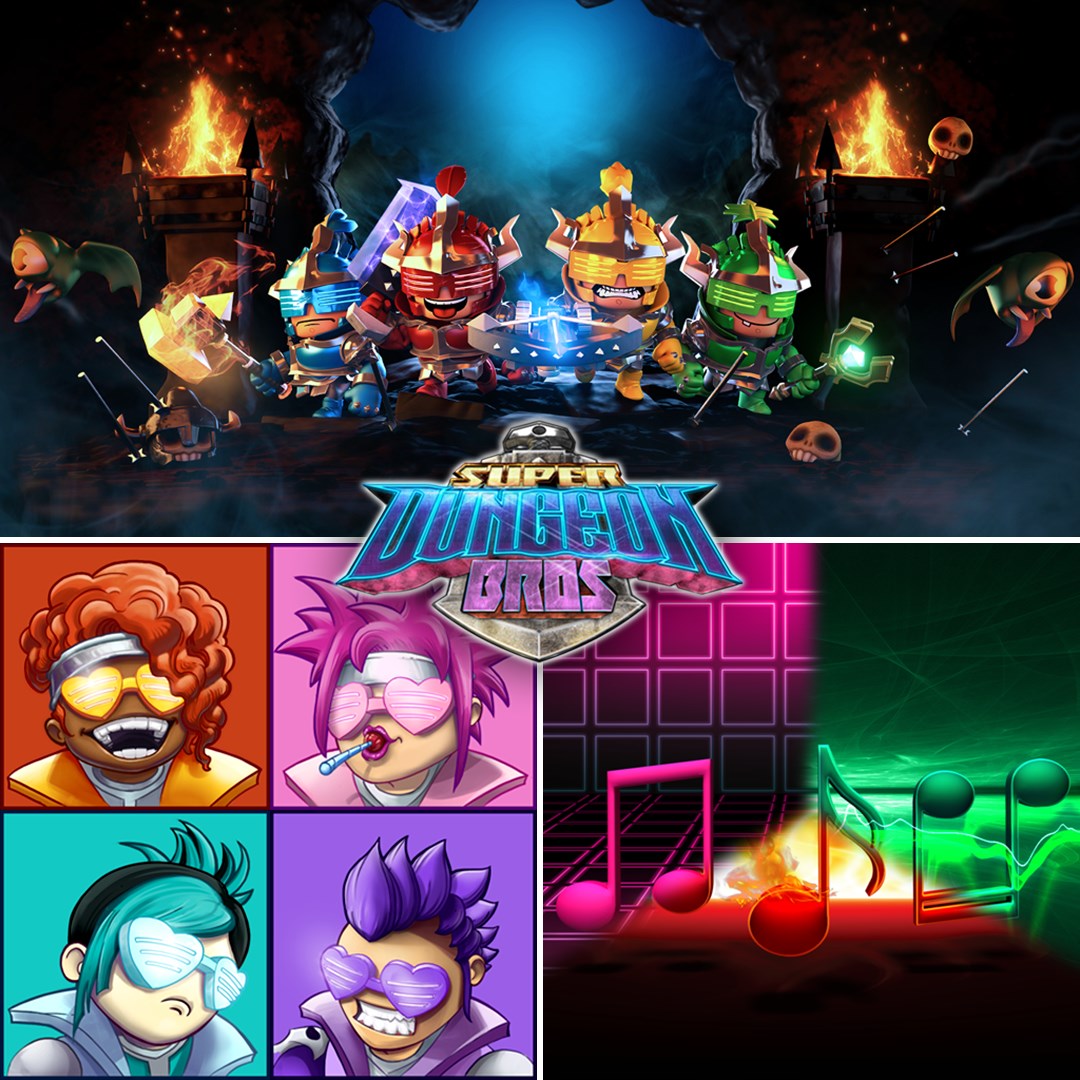 Меганабор Super Dungeon Bros. Изображение 1